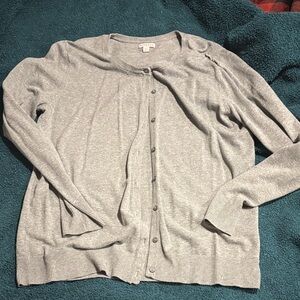 Merona Light Gray Women's Cardigan